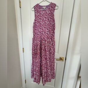 Floral Sleeveless Maxi Dress